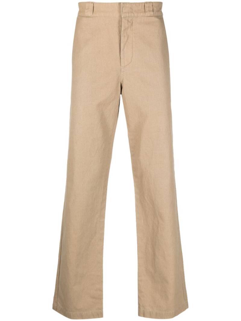 ASPESI high-waisted straight-leg trousers - Neutrals von ASPESI