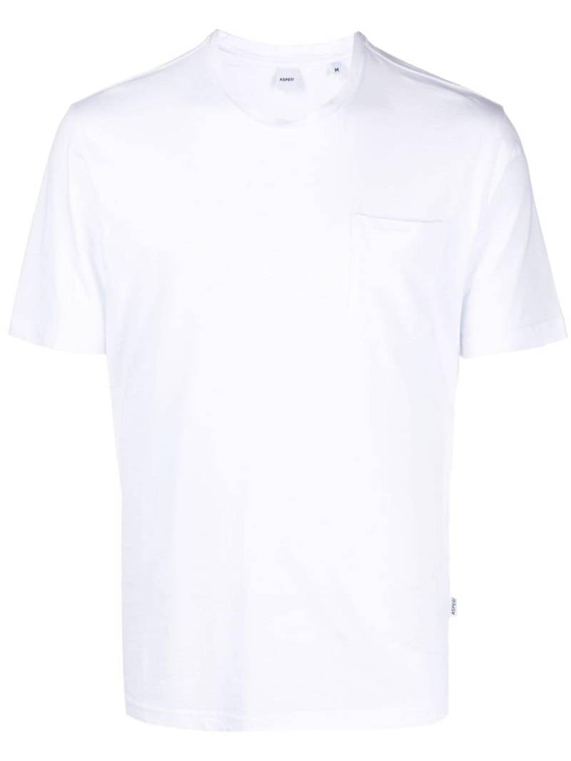 ASPESI logo-patch jersey T-shirt - White von ASPESI