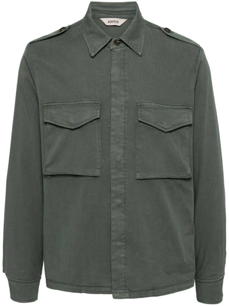 ASPESI long-sleeved shirt - Green von ASPESI