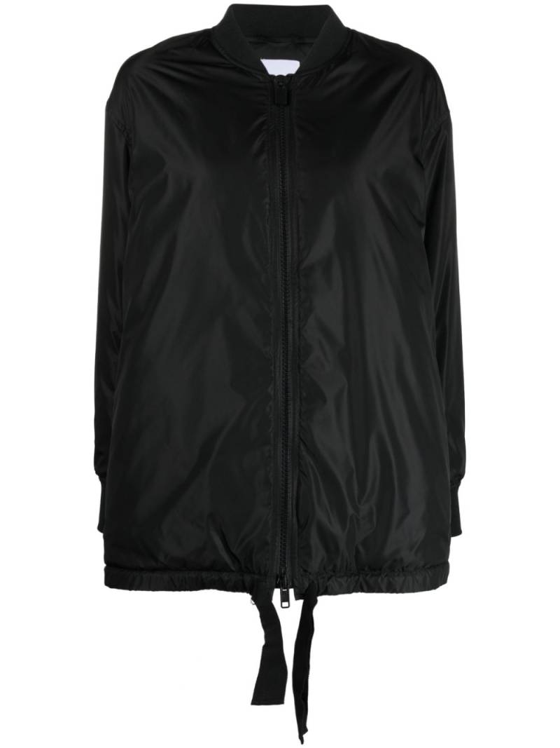 ASPESI drawstring padded bomber jacket - Black von ASPESI