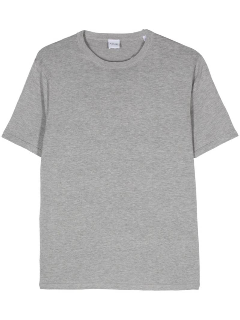 ASPESI mélange-effect knitted T-shirt - Grey von ASPESI