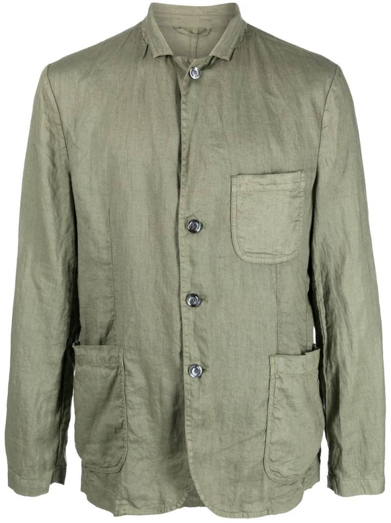 ASPESI notch lapels single-breasted blazer - Green von ASPESI