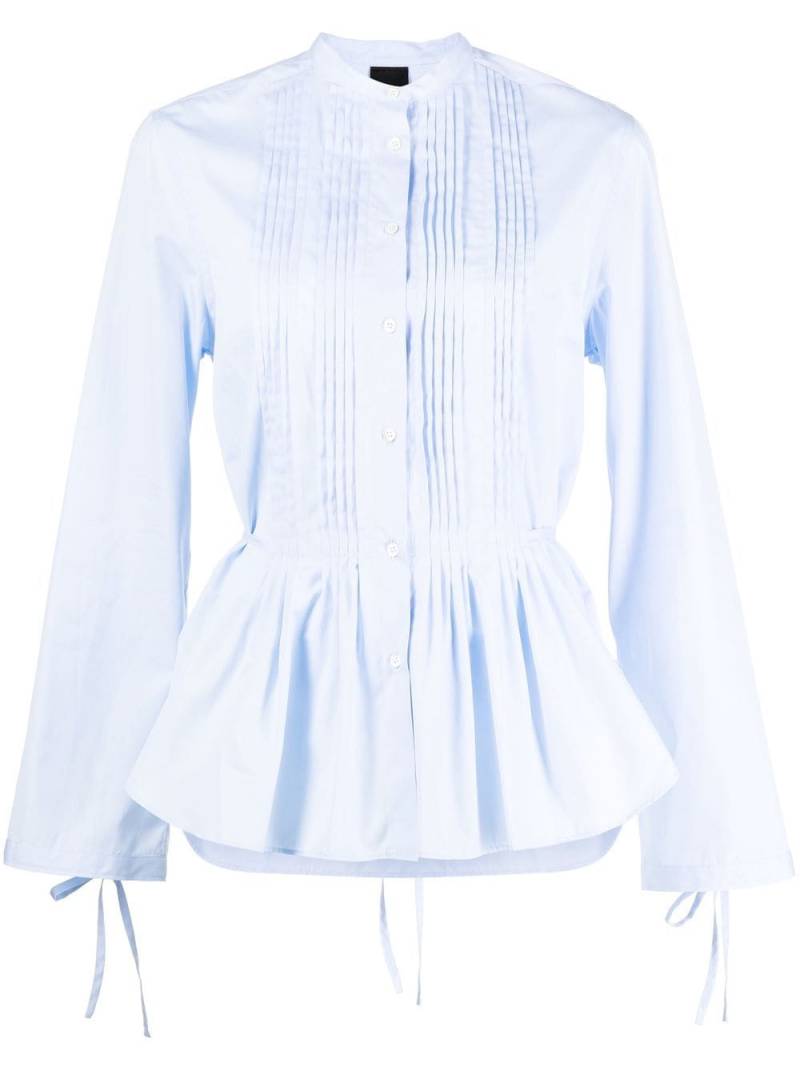 ASPESI peplum button-up shirt - Blue von ASPESI