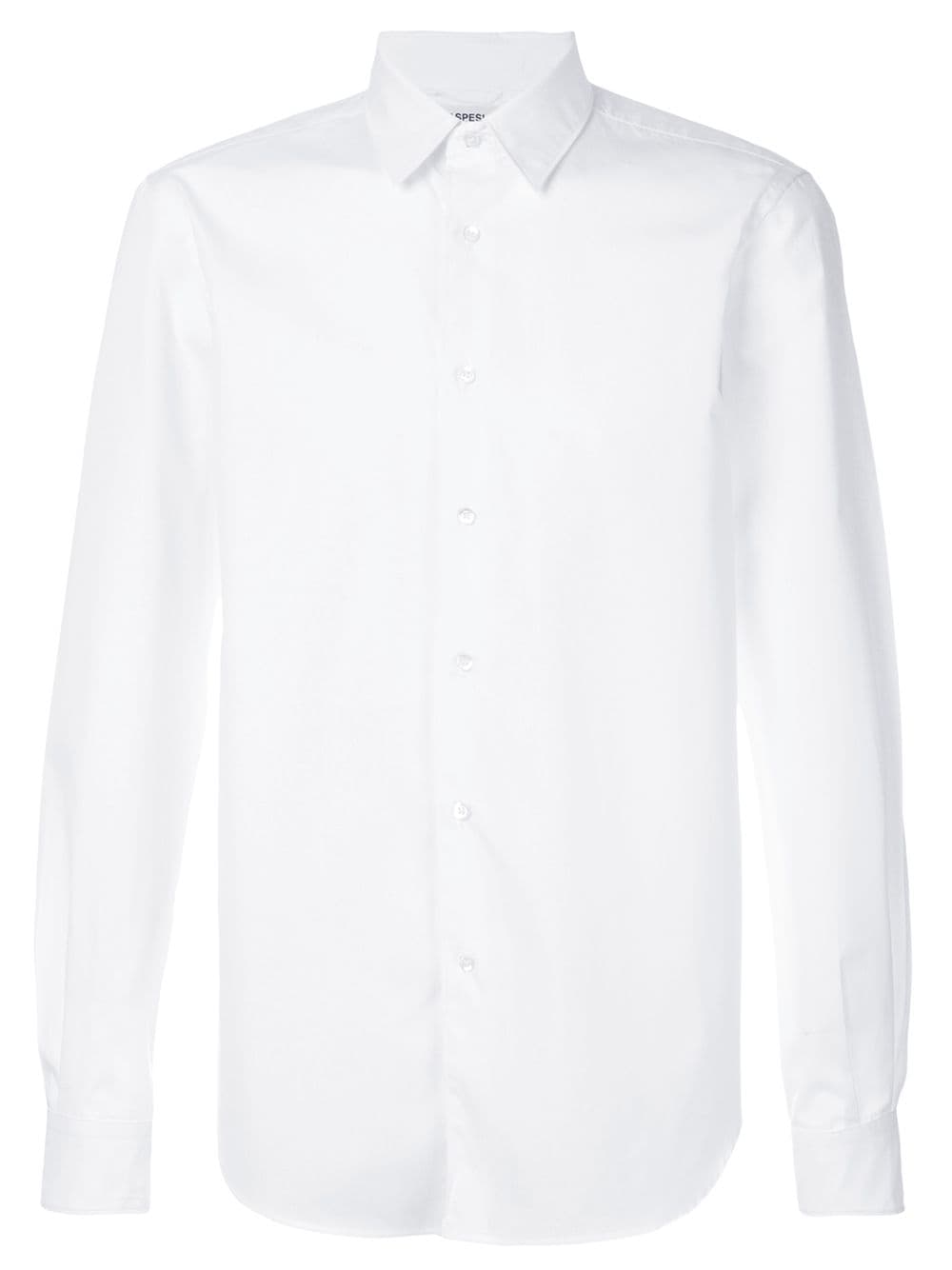 ASPESI pointed collar cotton shirt - White von ASPESI