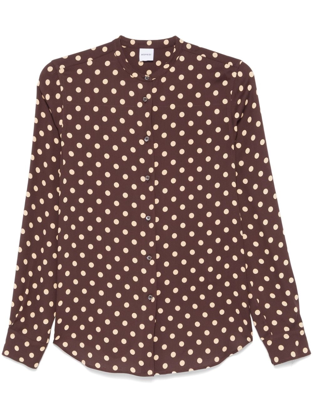 ASPESI polka-dot shirt - Brown von ASPESI