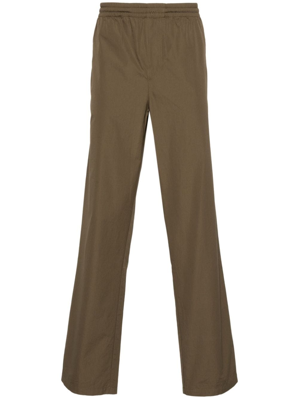 ASPESI poplin cotton straight-leg trousers - Green von ASPESI