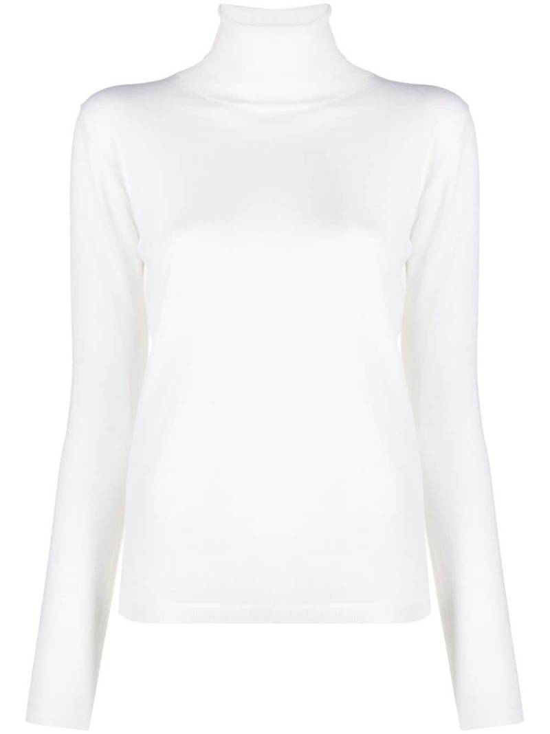 ASPESI roll-neck wool top - White von ASPESI