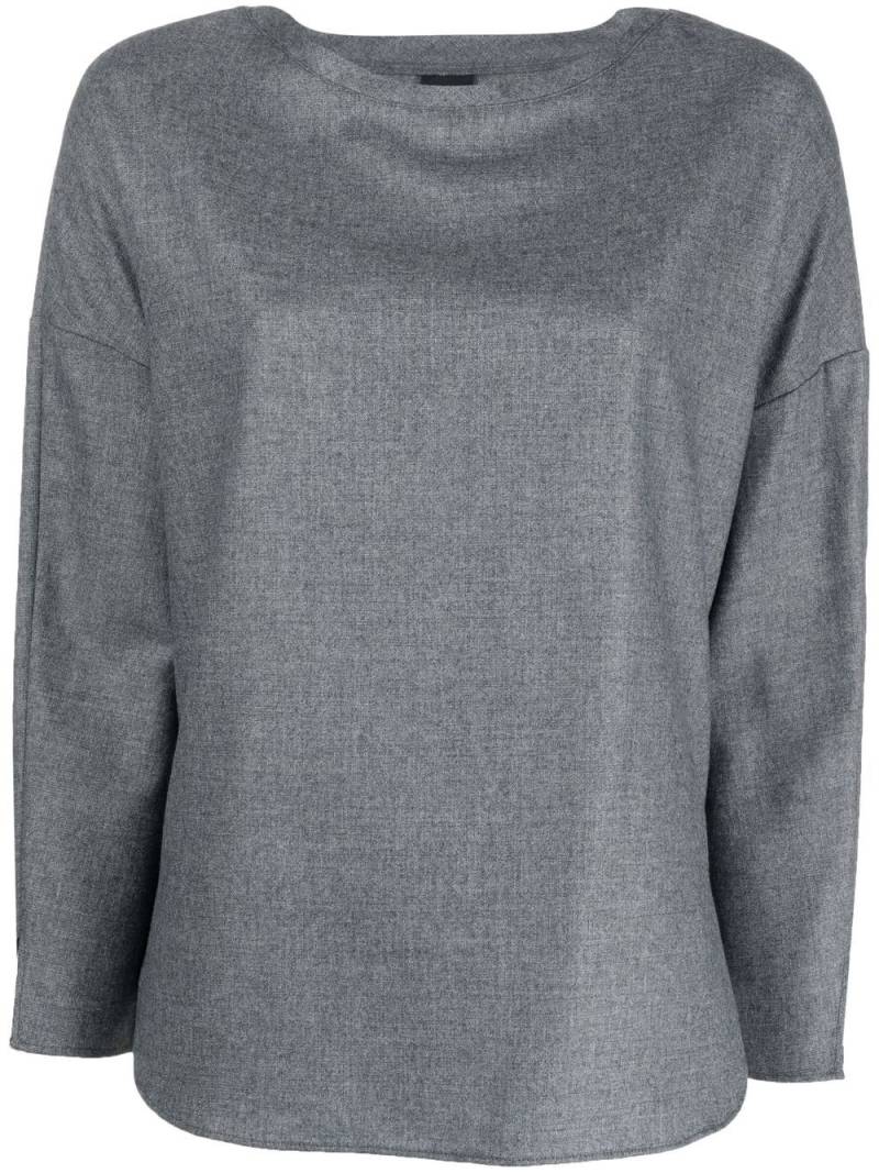 ASPESI round-neck blouse - Grey von ASPESI