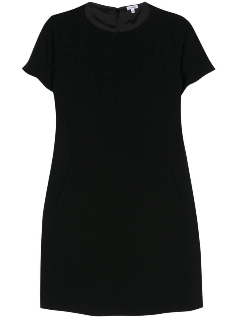 ASPESI short-sleeve mini dress - Black von ASPESI