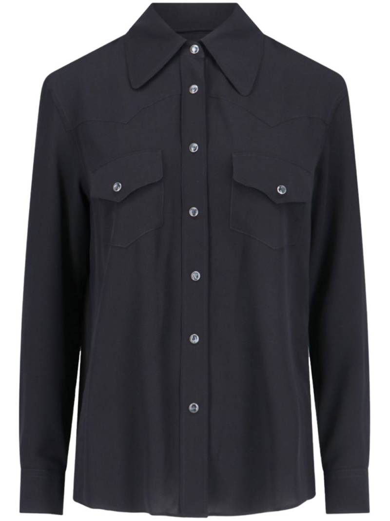 ASPESI silk shirt - Black von ASPESI