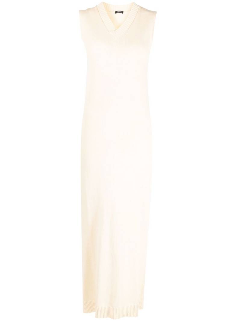 ASPESI sleeveless knitted dress - Neutrals von ASPESI