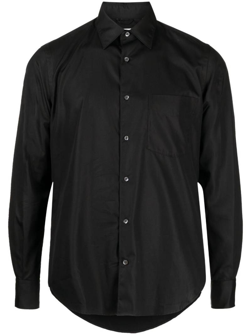 ASPESI slim-cut cotton shirt - Black von ASPESI