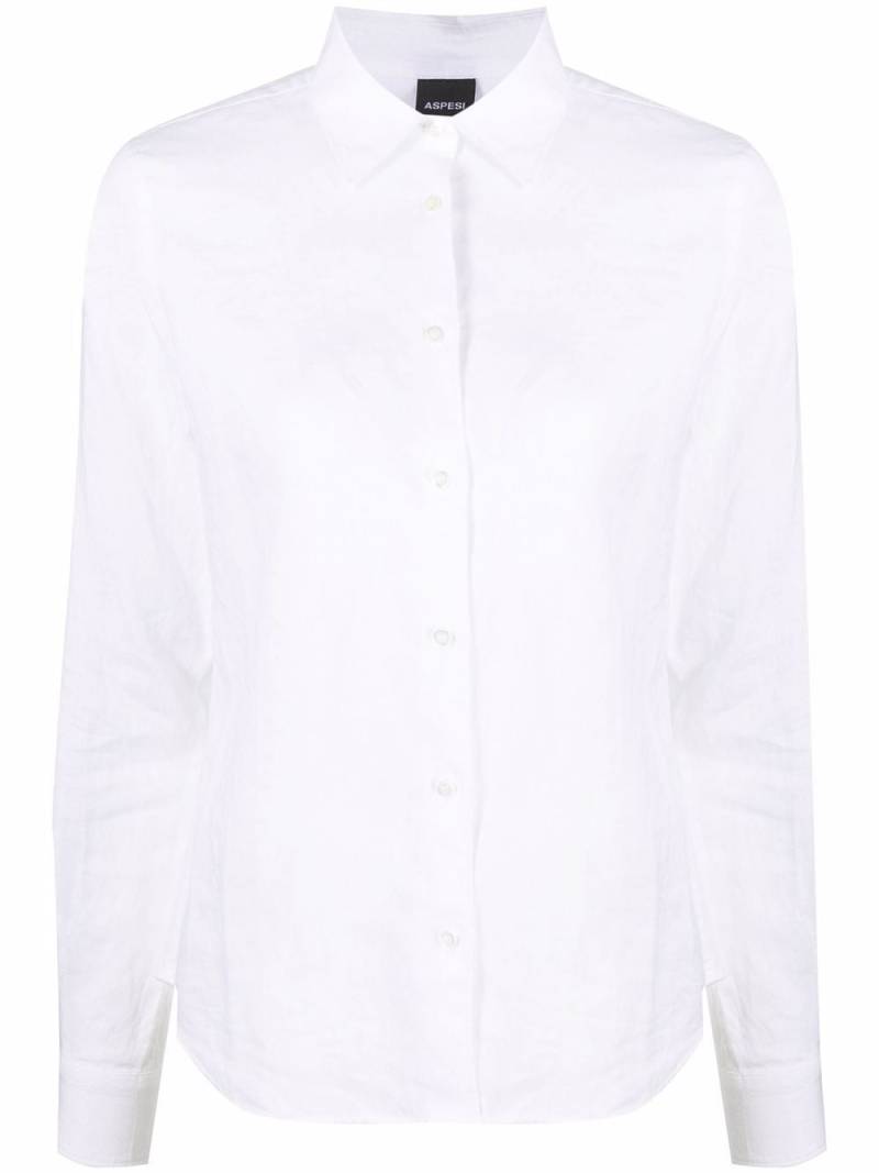 ASPESI slim-cut shirt - White von ASPESI