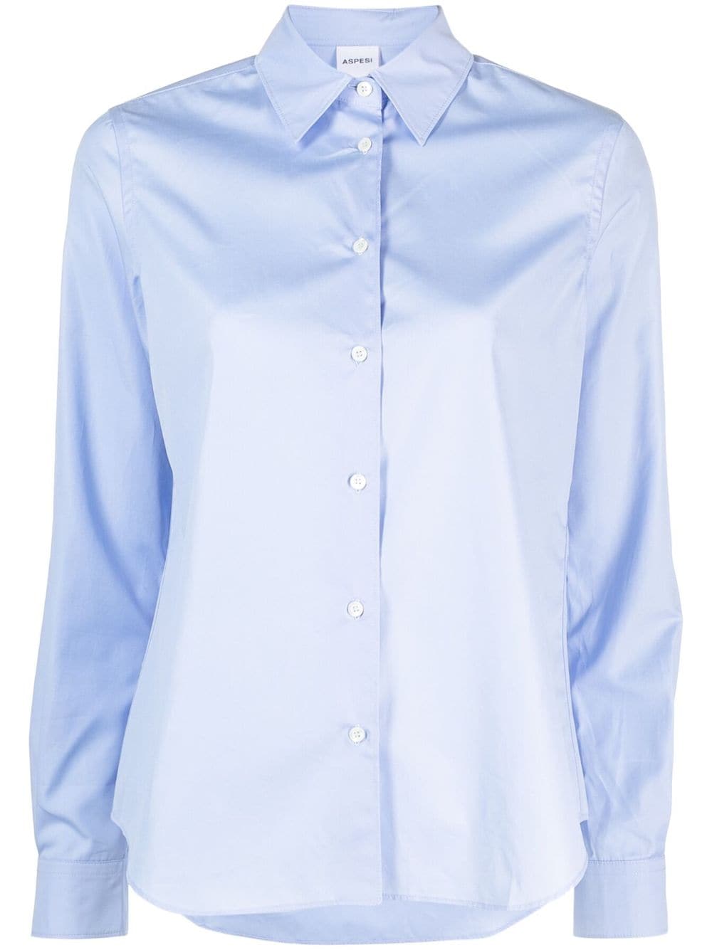 ASPESI spread-collar cotton shirt - Blue von ASPESI