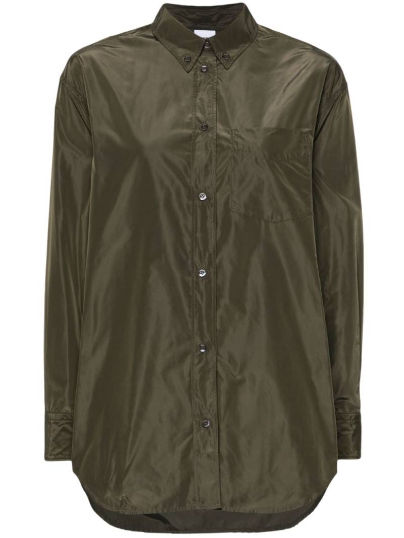 ASPESI taffeta shirt - Green von ASPESI