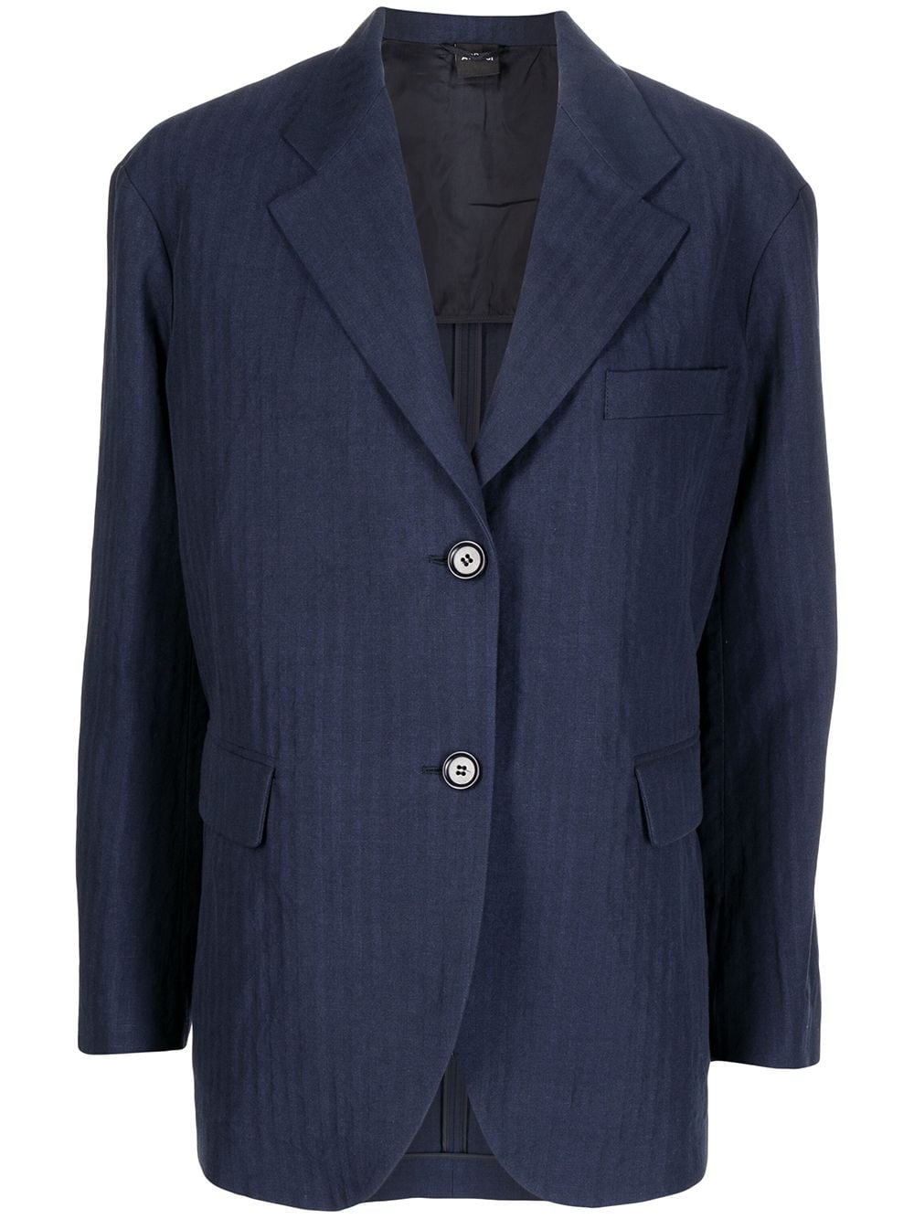 ASPESI two-tone striped blazer - Blue von ASPESI