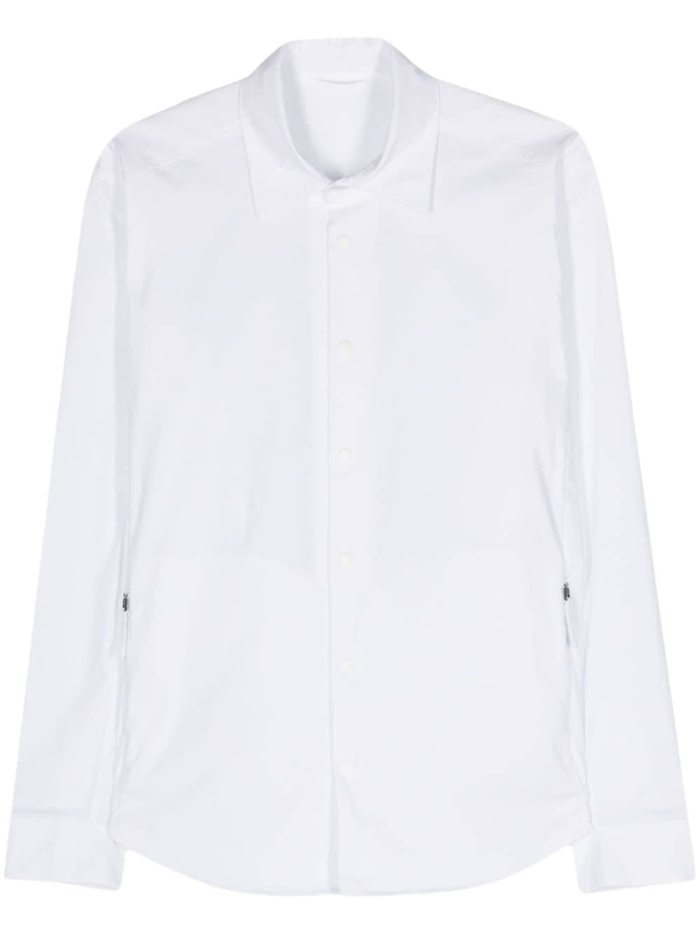 ASPESI zip-pockets poplin shirt - White von ASPESI