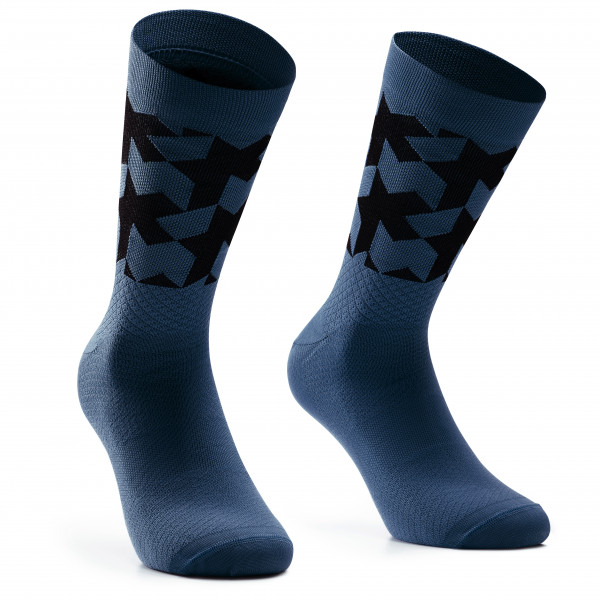 ASSOS - Monogram Socks Evo - Velosocken Gr 0 - 35-38;I - 39-42 grau;schwarz von ASSOS