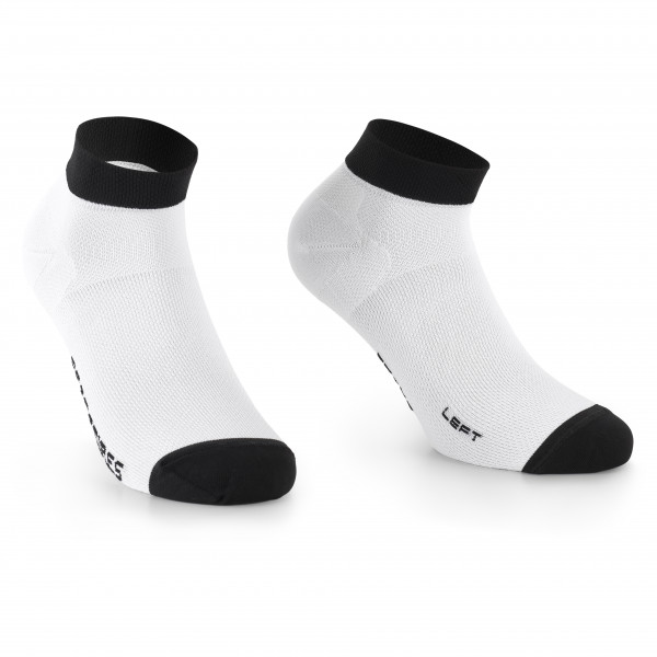 ASSOS - RS Socks Superléger Low - Velosocken Gr 35-38 weiß von ASSOS