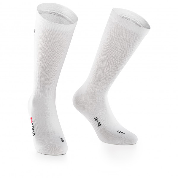 ASSOS - RS Socks Targa - Velosocken Gr 0 - 35-38 grau/weiß von ASSOS