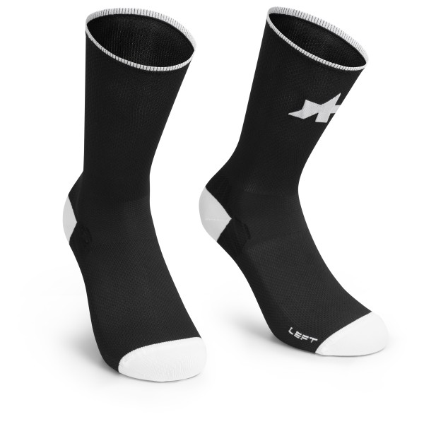 ASSOS - RS Superleger Socks S11 - Velosocken Gr 35-38;39-42;43-46 grau/weiß;schwarz von ASSOS