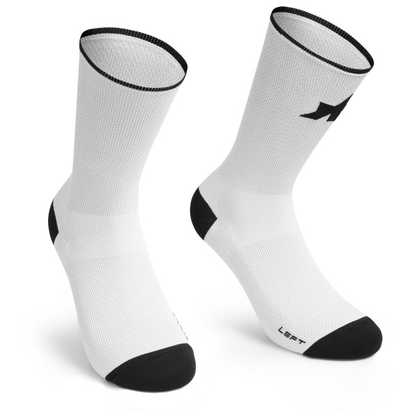 ASSOS - RS Superleger Socks S11 - Velosocken Gr 35-38 grau/weiß von ASSOS