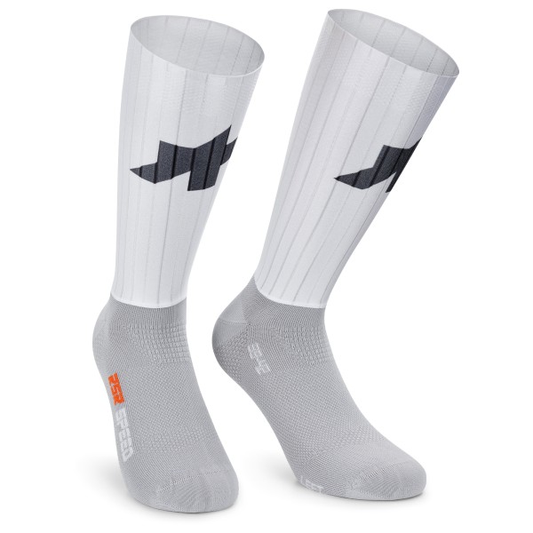 ASSOS - RSR Speed Socks S11 - Velosocken Gr 39-42;43-46 grau von ASSOS