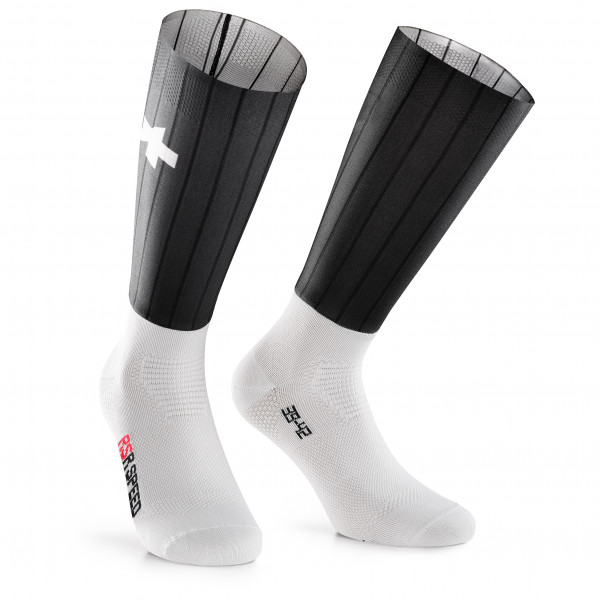 ASSOS - RSR Speed Socks - Velosocken Gr 0 - 35-38 grau von ASSOS