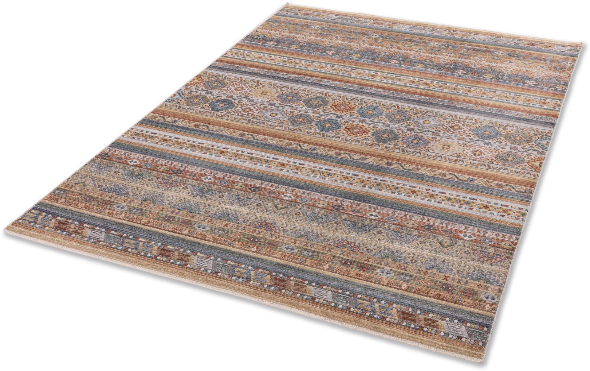 ASTRA Teppich »Calea 233«, rechteckig, 6 mm Höhe, Kurzflor mit Fransen, Wohnzimmer ASTRA Teppich »Calea 233«, rechteckig, 6 mm Höhe, Kurzflor mit Fransen, Wohnzimmer von ASTRA