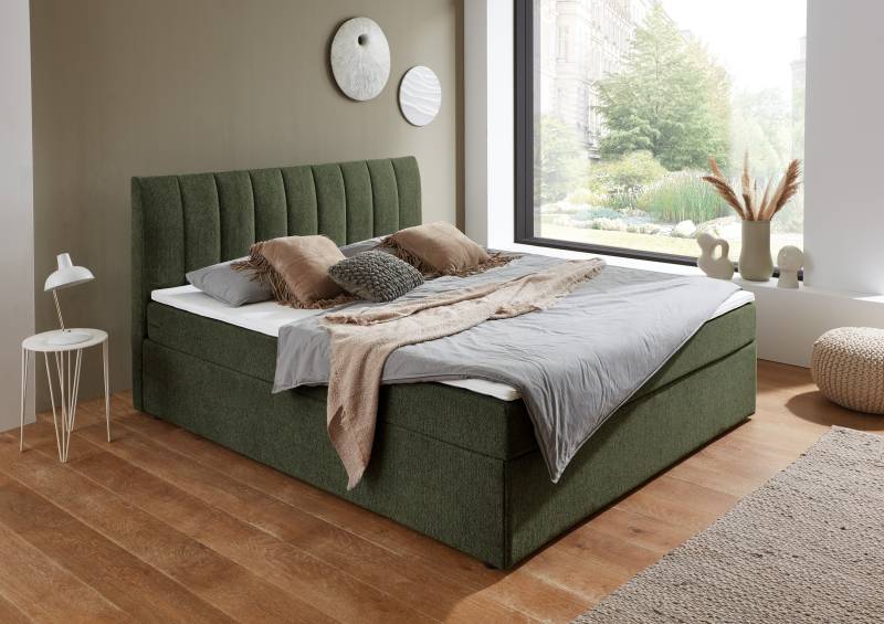 ATLANTIC home collection Boxbett Alva, wahlweise mit Matratze und Topper von ATLANTIC home collection