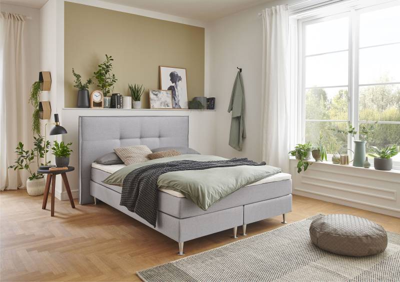 ATLANTIC home collection Boxbett »Barnett«, mit Taschenfederkern-Matratze und Topper von ATLANTIC home collection