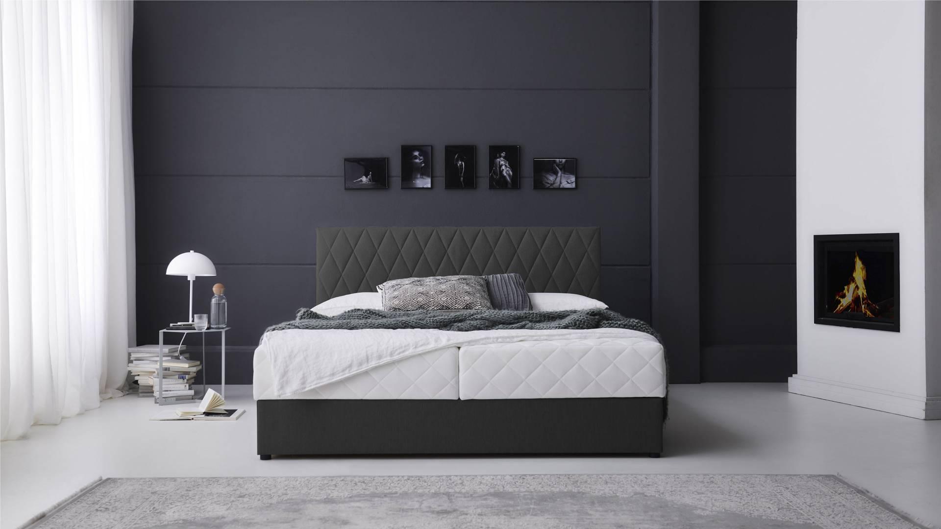 ATLANTIC home collection Boxbett Benita, mit Taschen-Federkernmatratze und Bettkasten von ATLANTIC home collection