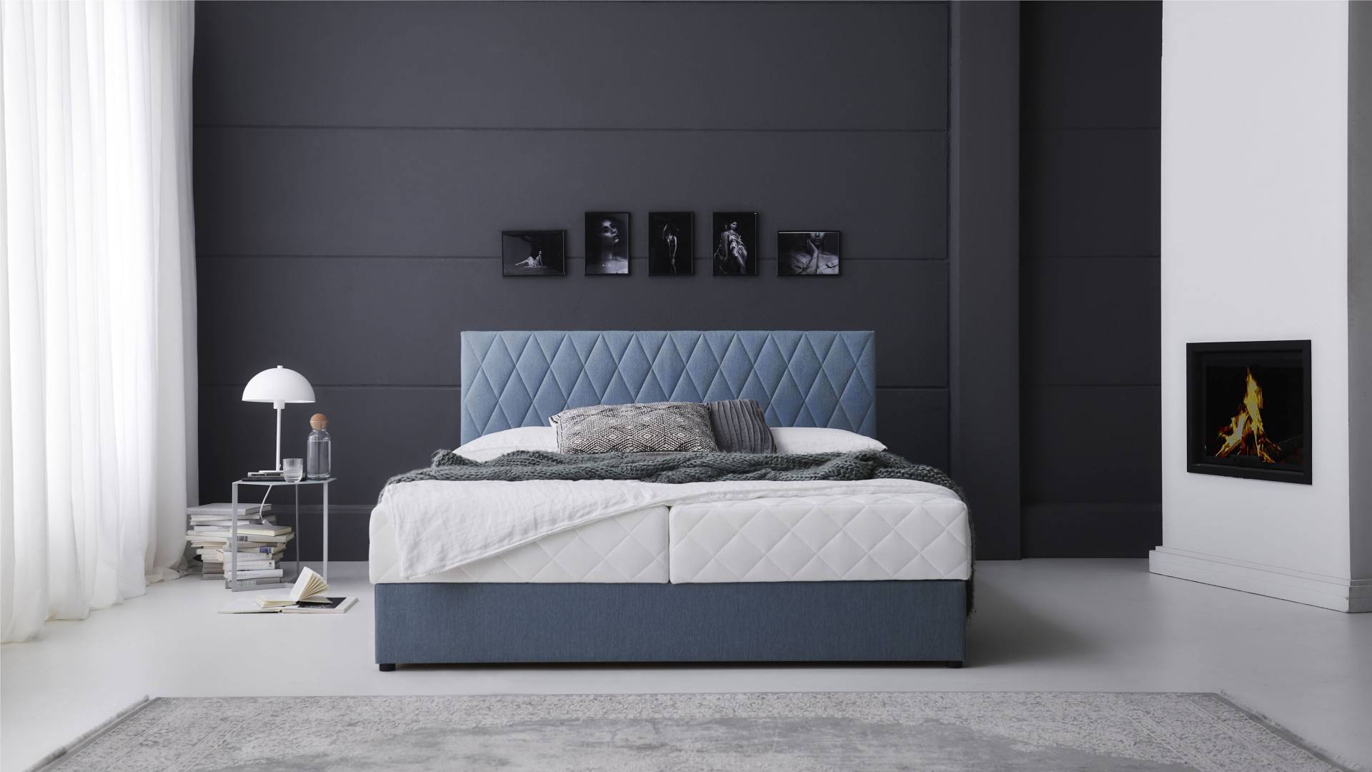 ATLANTIC home collection Boxbett Benita, mit Taschen-Federkernmatratze und Bettkasten von ATLANTIC home collection