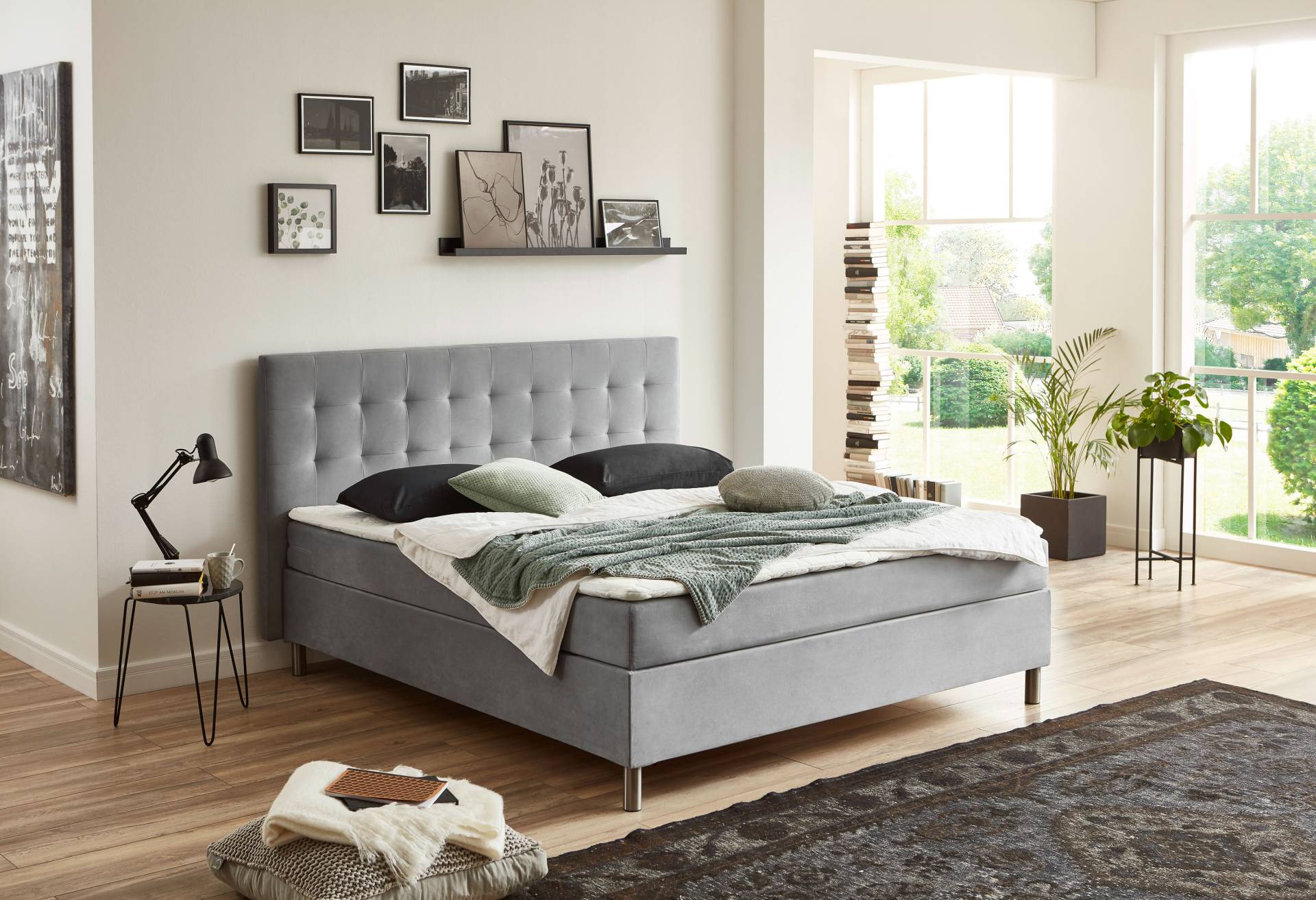 ATLANTIC home collection Boxbett »Holly«, mit Taschen-Federkernmatratze und Topper, wahlweise mit Bettkasten von ATLANTIC home collection