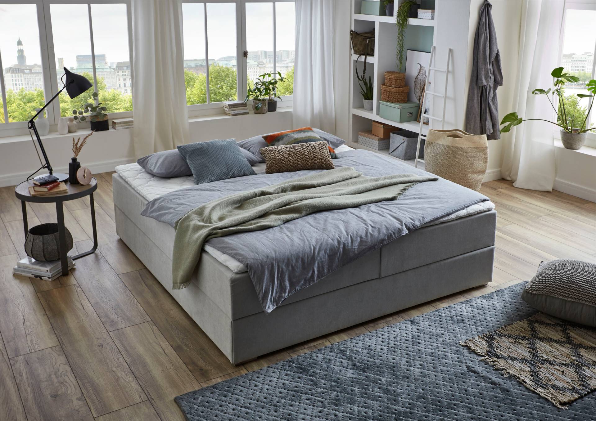 ATLANTIC home collection Boxbett »Lucy«, ohne Kopfteil, frei im Raum stellbar, mit Bettkasten von ATLANTIC home collection