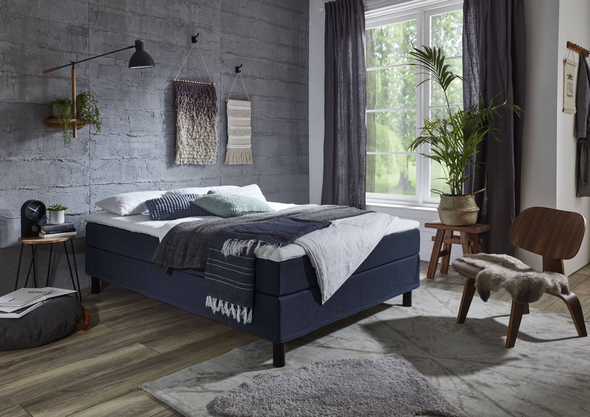 ATLANTIC home collection Boxbett »Happy«, ohne Kopfteil, mit Topper, wahlweise mit oder ohne Bettwaren von ATLANTIC home collection