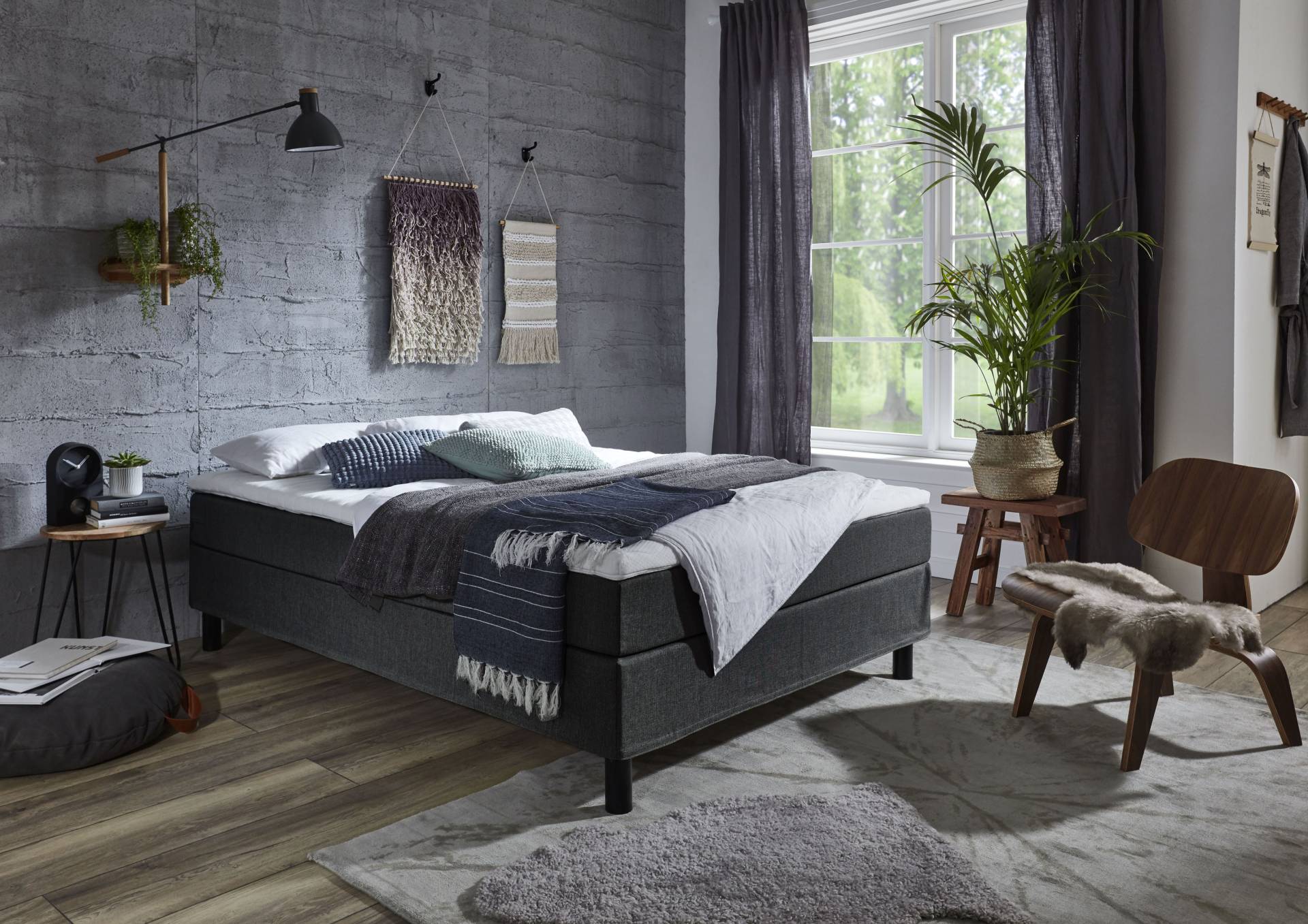 ATLANTIC home collection Boxbett »Happy«, ohne Kopfteil, mit Topper, wahlweise mit oder ohne Bettwaren von ATLANTIC home collection