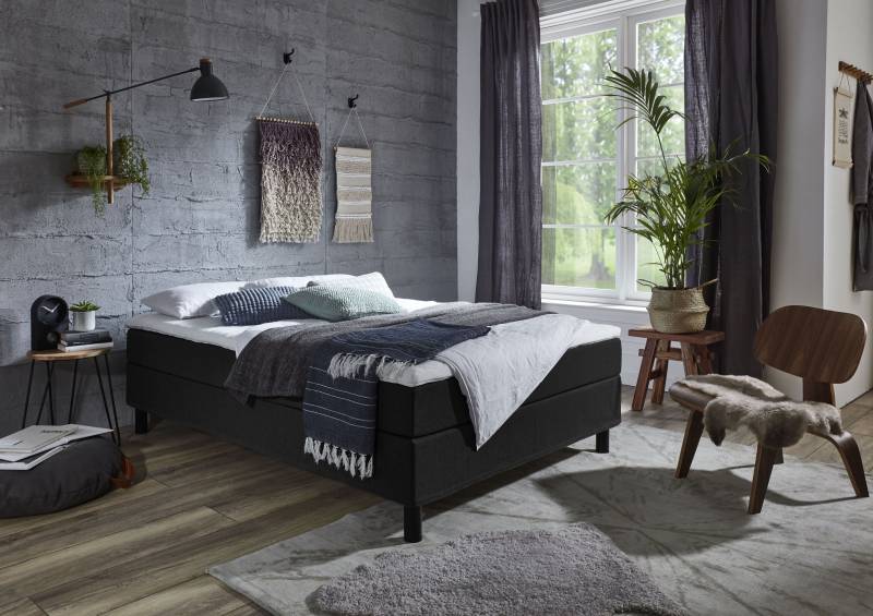 ATLANTIC home collection Boxbett »Happy«, ohne Kopfteil, mit Topper, wahlweise mit oder ohne Bettwaren von ATLANTIC home collection