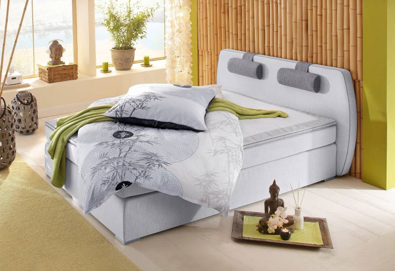 ATLANTIC home collection Boxspringbett »Rex«, mit Topper und verstellbaren Nackenkissen von ATLANTIC home collection