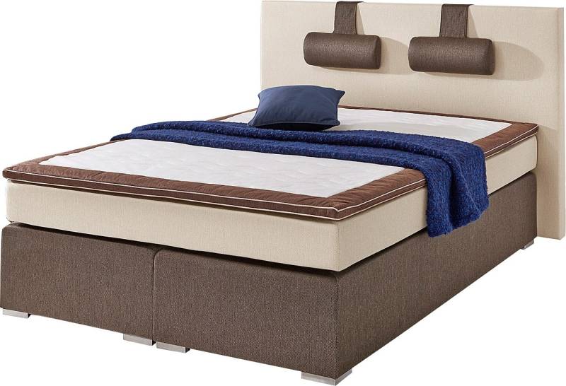 ATLANTIC home collection Boxspringbett »Rick«, mit Bonnell-Federkernmatratze, inkl. Topper von ATLANTIC home collection