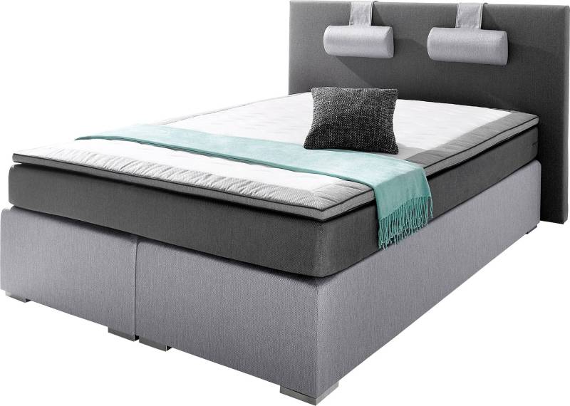 ATLANTIC home collection Boxspringbett »Rick«, mit Bonnell-Federkernmatratze, inkl. Topper von ATLANTIC home collection