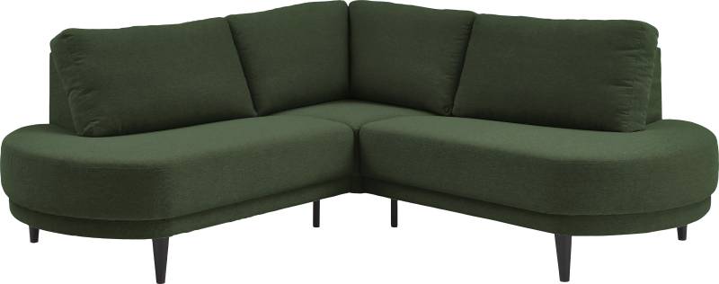 ATLANTIC home collection Ecksofa »Ronny L-Form«, wahlweise in beige, mit Wellenunterfederung von ATLANTIC home collection