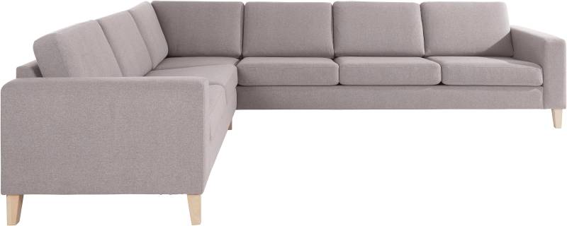 ATLANTIC home collection Ecksofa »Terra L-Form«, mit Wellenunterfederung, langer Schenkel links oder rechts montierbar von ATLANTIC home collection