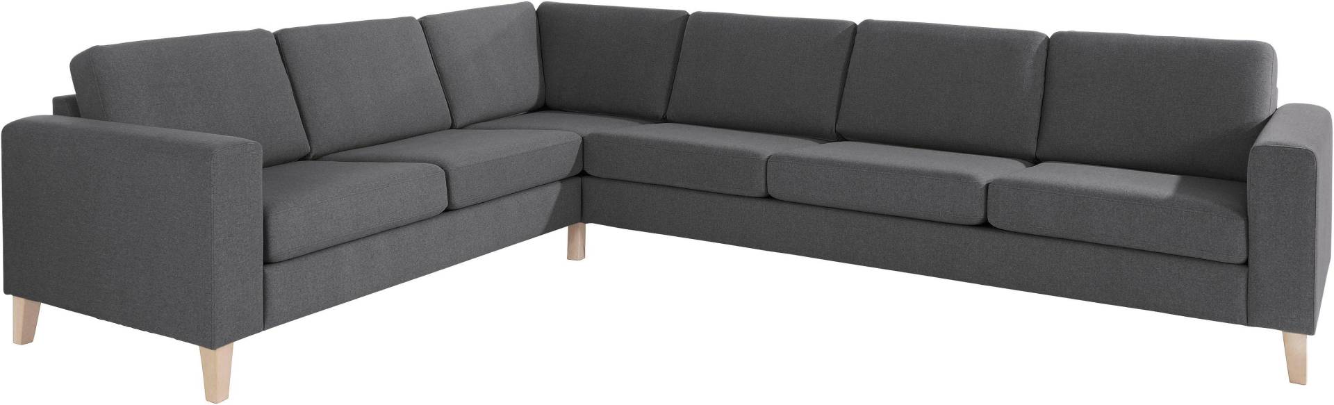 ATLANTIC home collection Ecksofa »Terra L-Form«, mit Wellenunterfederung, langer Schenkel links oder rechts montierbar von ATLANTIC home collection