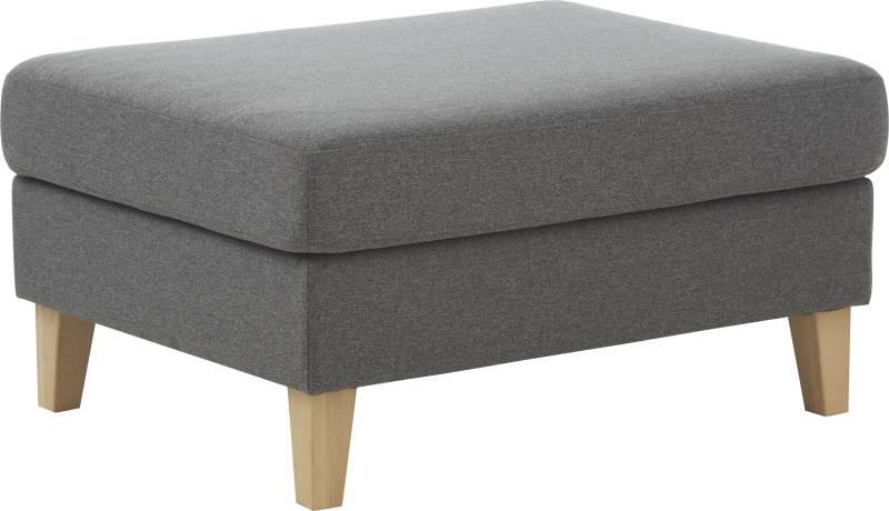 ATLANTIC home collection Hocker »Mailo«, Masse (BxTxH): 88x69x45 cm, mit Massivholzfüssen von ATLANTIC home collection