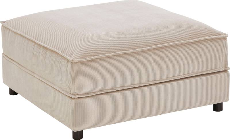 ATLANTIC home collection Hocker »Valan«, mit Cord-Bezug, frei stellbar von ATLANTIC home collection