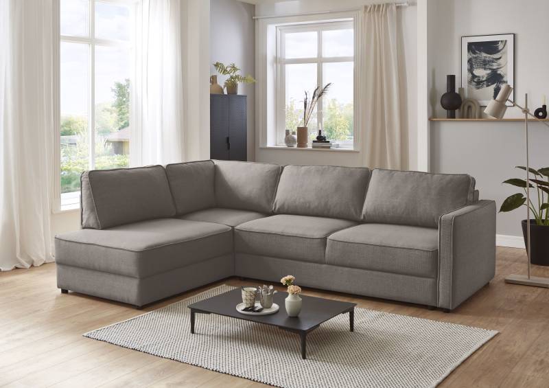 ATLANTIC home collection Schlafsofa »Chill«, Ecksofa mit Bettfunktion und Bettkasten von ATLANTIC home collection