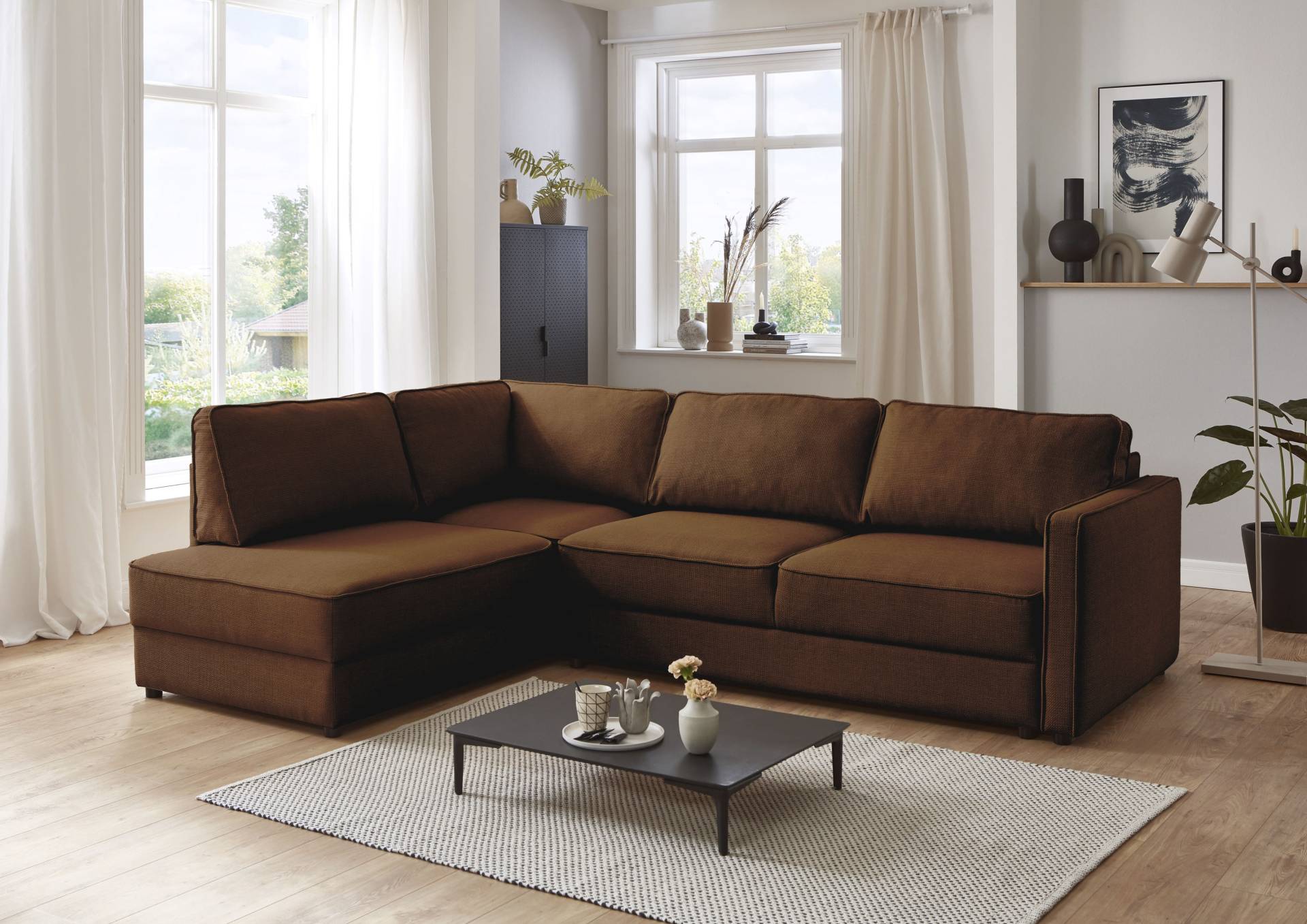 ATLANTIC home collection Schlafsofa »Chill«, Ecksofa mit Bettfunktion und Bettkasten von ATLANTIC home collection