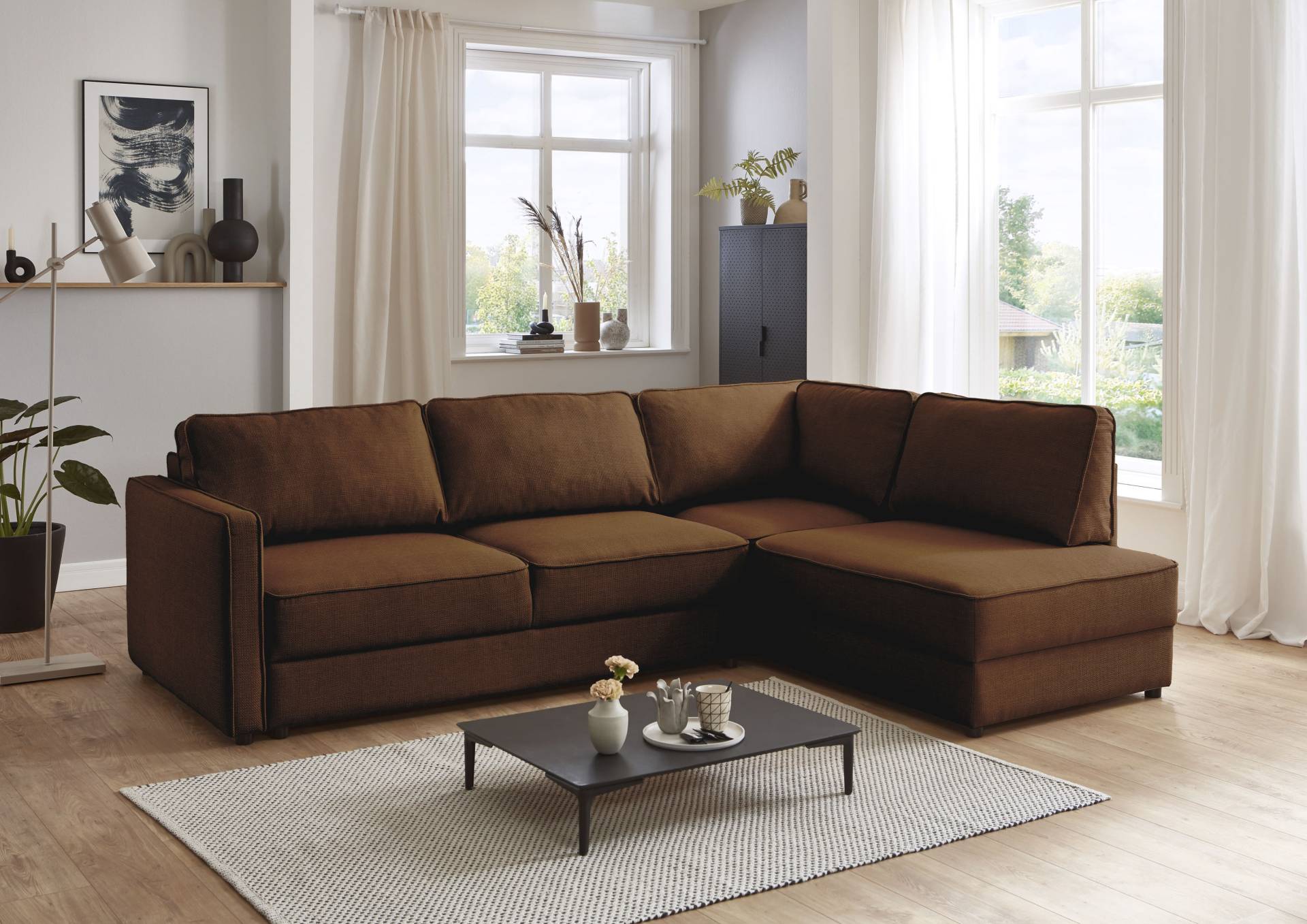 ATLANTIC home collection Schlafsofa »Chill«, Ecksofa mit Bettfunktion und Bettkasten von ATLANTIC home collection