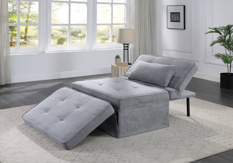 ATLANTIC home collection Schlafsofa Finn, wandelbar zum Loungesessel, Relaxliege und Gästebett, inkl. Kissen von ATLANTIC home collection